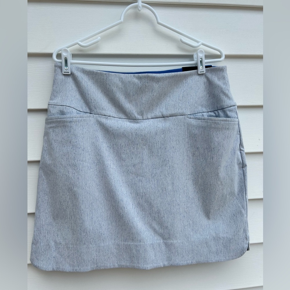 Blue Mini Pencil Skirt for Athletic Style